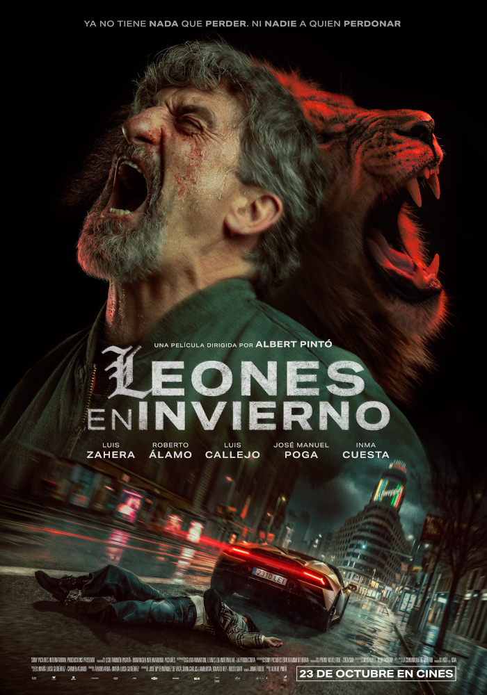 Leones en invierno